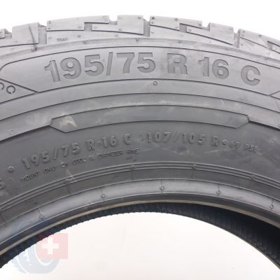 6. Opony 195/75 R16C 2x CONTINENTAL 107/105R ContiVanContact 100 Letnie 2024 