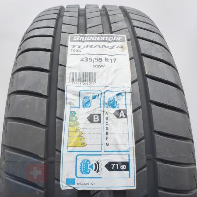 Opona 235/55 R17 1x BRIDGESTONE 99W Turanza T005 Letnia 2018 Nieużywana 
