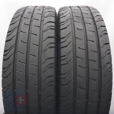 4. Opony 205/75 R16C 4x CONTINENTAL 113/111R ContiVanContact 200 Letnie 2020, 2022 8mm