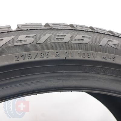7. Opony 275/35 R21 2x PIRELLI 103V XL Winter Sottozero 3 N0 Zimowe 2022 6mm