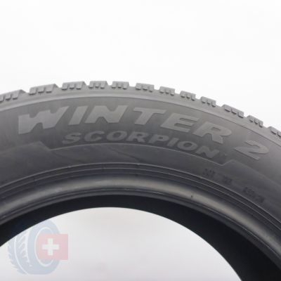 5. Opony 225/60 R218 2x PIRELLI 104H Scorpion Winter 2 Zimowe 2022 6,2-7,2mm
