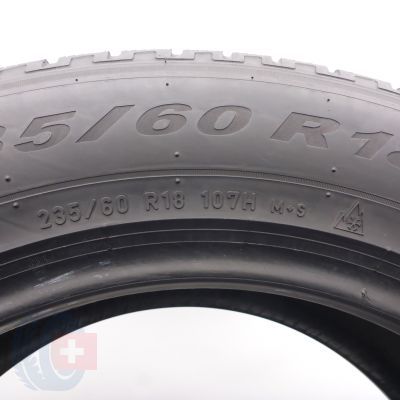 5. Opony 235/60 R18 2x PIRELLI 107H XL Scorpion Winter Zimowe 2014 6,2-5,8mm