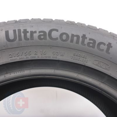 4. Opona 215/55 R16 1x CONTINENTAL 93W UltraContact Letnia 2023 