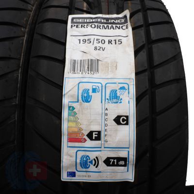 2. 2 x SEIBERLING 195/50 R15 82V Performance Lato 2016 Nieużywane 