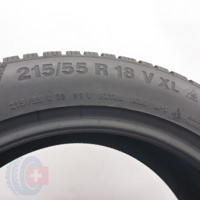 4. Opona 215/55 R18 1x CONTINENTAL 99V XL WinterContact TS 850 P Zimowa 2021 6,5mm