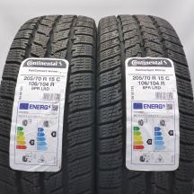 3. Opony 205/70 R15C 4x CONTINENTAL 106/104R VanContact Winter Zimowe 2022 