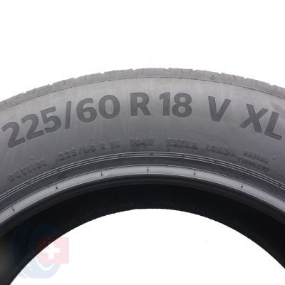 5. Opony 225/60 R18 4x CONTINENTAL 104V XL EcoContact 6 Letnie 2021, 2022 5,5-5,8mm