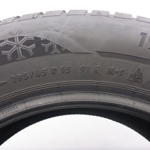 7. Opony 195/65 R15 4x ESA TECAR 91H  SuperGrip PRO Zimowe 2022/24 7,8-8mm 