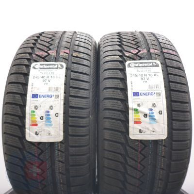 Opony 245/40 R18 2x CONTINENTAL 97V XL WinterContact Ts 850 P A0 Zimowe 2023  
