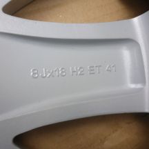 8. 4 x Alufelgi 18 Mercedes 5x112 8J Et41 Original Italy S-Klasse TPMS 