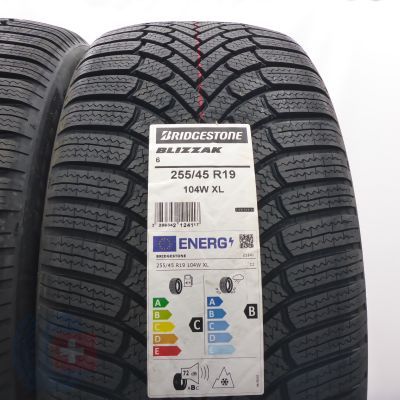 2. Opony 255/45 R19 2x BRIDGESTONE 104W XL Blizzak 6 Zimowe 2025