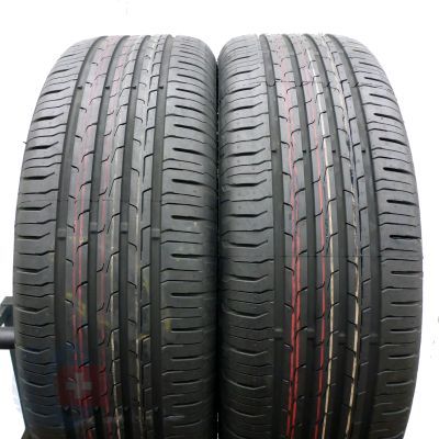 4. Opony 215/60 R17 4x CONTINENTAL 96H EcoContact 6 Letnie 2020 Jak Nowe