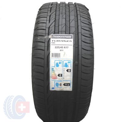 1 x BRIDGESTONE 225/45 R17 91Y Turanza T001 Lato 2014 Jak Nowe Nieużywana
