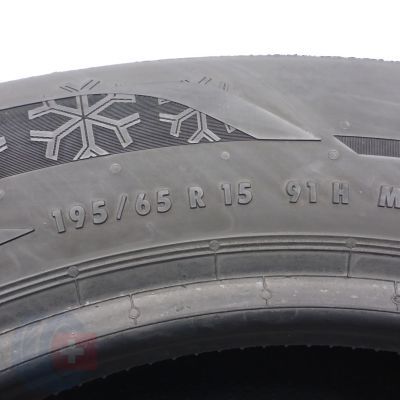 7. Opony 195/65 R15 4x ESA TECAR 91H SuperGrip PRO Zimowe 2020 8-8,5mm