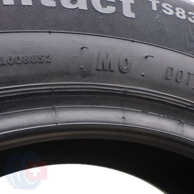 8. 4 x CONTINENTAL 195/65 R15 91T ContiWinterContact TS830 P M0 Zima 5,8-6,2mm