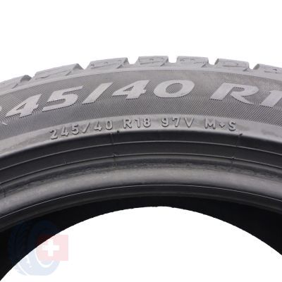 7. Opony 245/40 R18 2x PIRELLI 97V XL Winter Sottozero 3 A0 Zimowe 2020/22 6,5-6,8mm