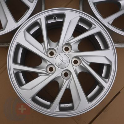 5. 4 x Alufelgi 16 MITSUBISHI 5x114,3 6,5J Et38 Oryginalne Eclipse Cross + czujniki 