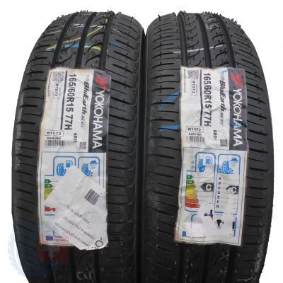 2 x YOKOHAMA 165/60 R15 77H BluEarth AE-01 Lato 2017 Jak Nowe Nieużywane 