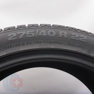 6. Opony 275/40 R22 2x CONTINENTAL 108V XL CrossContact Winter Zimowe 2024 8,5mm