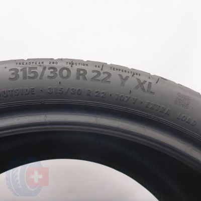 5. Opona 315/30 R22 1x CONTINENTAL 107Y XL EcoContact 6 BMW Letnia 2021 5,5mm 