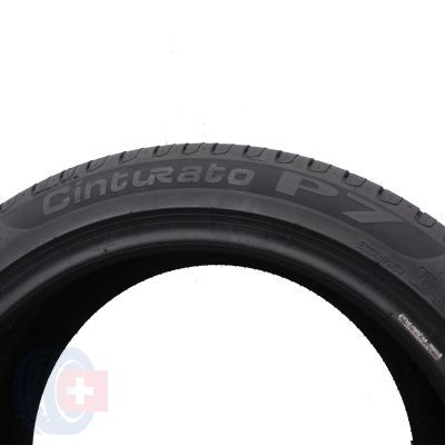 7. Opony 225/45 R17 4x PIRELLI 91V Cinturato P7 Letnie 2018 Jak Nowe  7,5-8mm