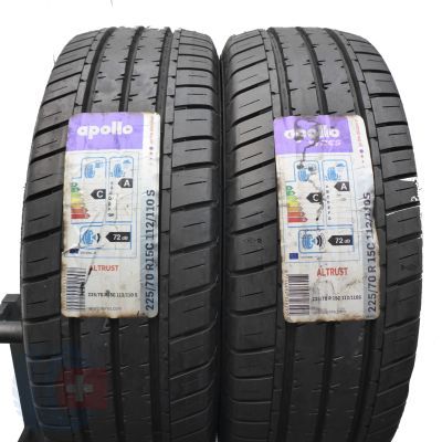 Opony 225/70 R15C  2x APOLLO 112/110S Altrust Letnie 2018 Nieużywane