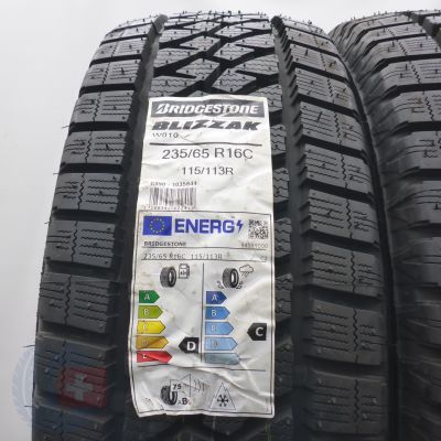 2. Opony 235/65 R16C 2x BRIDGESTONE 115/113R Blizzak W810 Zimowe 2023     