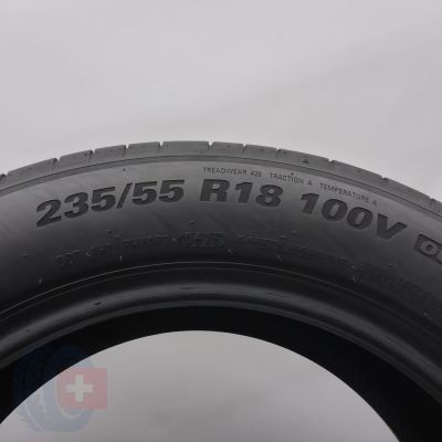 4. Opony 235/55 R18 2x KUMHO 100V Ecsta PS71 SUV Letnie 2025 6mm