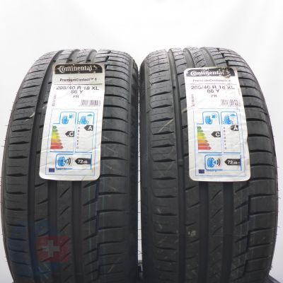 Opony 205/40 R18 2x CONTINENTAL 86Y XL PremiumContact 6 Letnie 2021