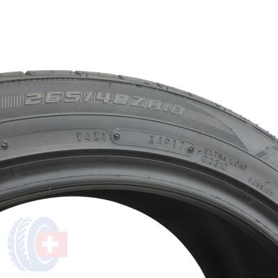 5. 2 x FALKEN 265/40 ZR18 101Y XL Azenis FK453 Lato 2017 6,2-6,5mm