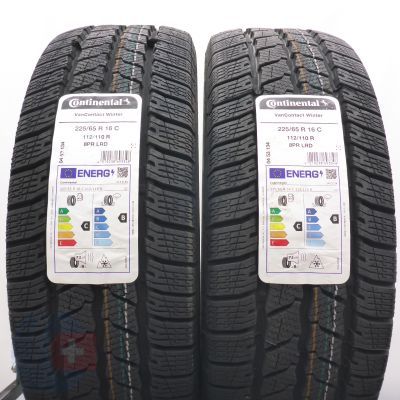 4. Opony 225/65 R16C 4x CONTINENTAL 112/110R  VanContact Winter Zimowe 2025 