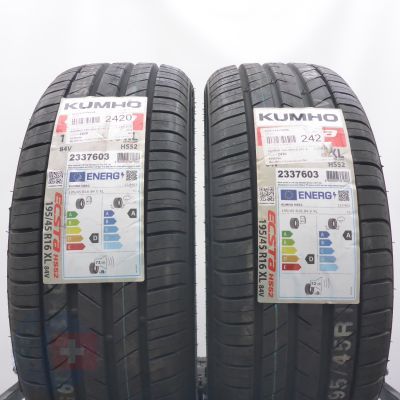 Opony 195/45 R16 2x KUMHO 84V Ecsta HS52 Letnie 2024 