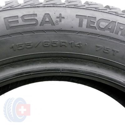 5. 4 x ESA TECAR 155/65 R14 75T Super Grip 9 Zima DOT15 6-6,8mm