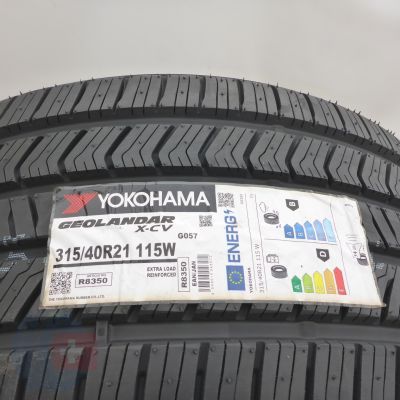 2. Opony 315/40 R21 2x YOKOHAMA 115W XL Geolandar X-CV M+S Letnie 2024 
