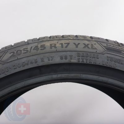 6. Opony 205/45 R17 4x BARUM 88Y XL Bravuris 5 Letnie 2024 