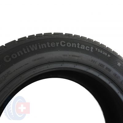 6. 2 x CONTINENTAL 205/60 R16 92H ContiWinterContact TS 830 P BMW Zima 2015, 2017 5,8-6,2mm