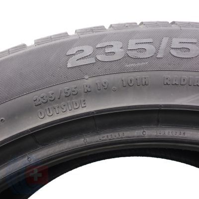 5. Opony 235/55 R19 2x CONTINENTAL 101H CrossContact Winter AO zimowe 7-7,8mm 2022
