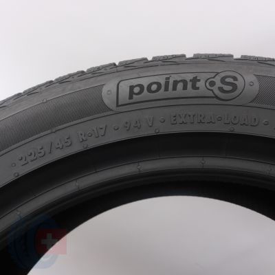 4. Opony 225/45 R17 2x POINT S 94V XL Winterstar 4 Zimowe 2021 Jak Nowe