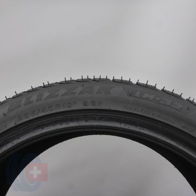 6. Opony 235/40 R19 4 x BRIDGESTONE 96V XL Blizzak LM-32 Zima 8,2-8mm 