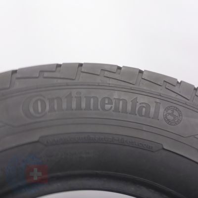 4. Opony 225/70 R15C 2x CONTINENTAL 112/110R ContiVanContact 100 Letnie 2015/18 8-8,2mm