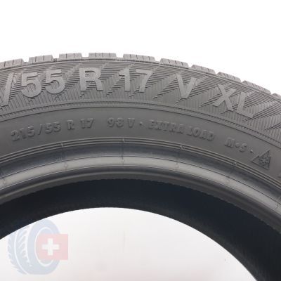 5. Opony 215/55 R17 4x GISLAVED 98V XL EuroFrost 6 Zimowe 2023 7,8-8mm
