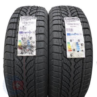 3. Opony 205/65 R15C 4x BRIDGESTONE 102/100T Blizzak LM-32C Zimowe 2021 Nieużywane 