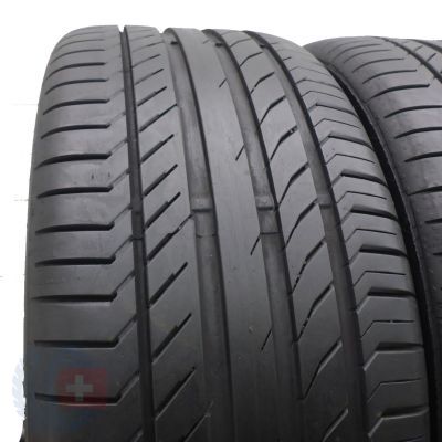 2. 4 x CONTINENTAL 255/45 R19 100V ContiSportContact 5 Seal Lato 6.2mm