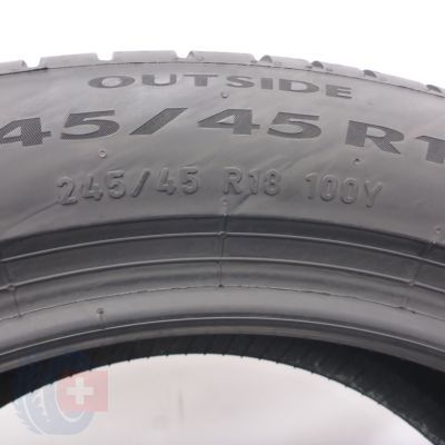 5. Opony 245/45 R18 2x PIRELLI 100Y XL MO Cinturato P7 Letnie 2022 6,2mm