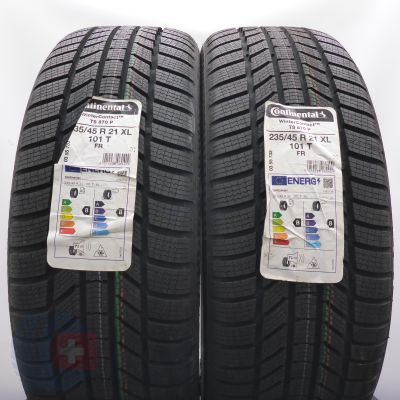 Opony 235/45 R21 2x CONTINENTAL101T XL WinterContact TS 870 P Zimowe 2023 