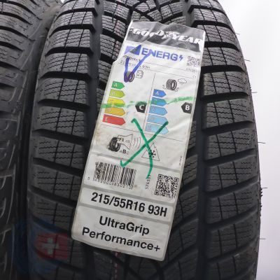 3. Opony 215/55 R16 2x GOODYEAR 93H UltraGrip Performance + Zimowe 2022 Nieużywane 