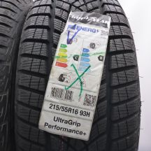 3. Opony 215/55 R16 2x GOODYEAR 93H UltraGrip Performance + Zimowe 2022 Nieużywane 