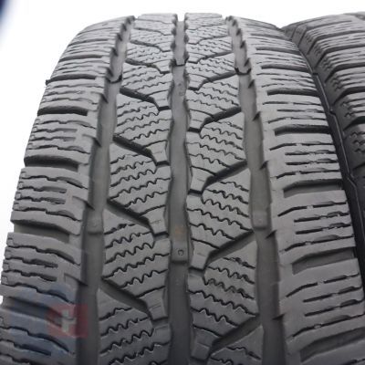 2. Opony 225/75 R16C 2x CONTINENTAL 121/120R VanContact Winter Zimowe 2024 7,5-8mm 
