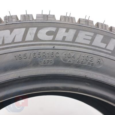 8. Opony 195/65 R16C 4x MICHELIN 104/102R Agilis Alpin Zimowe 2022 
