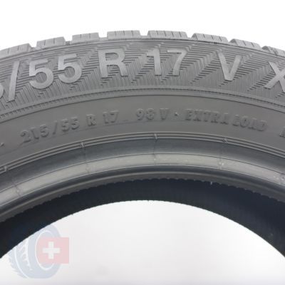 8. Opony 215/55 R17 4x GISLAVED 98V XL Euro Frost 6 Zimowe 2023 8,2mm 